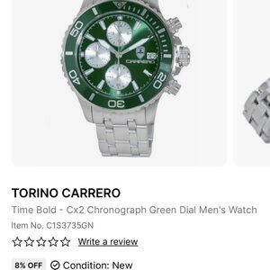 Green Dial Men's Watch